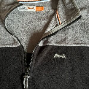 Le Tigre Gray Fleece with Orange Accents